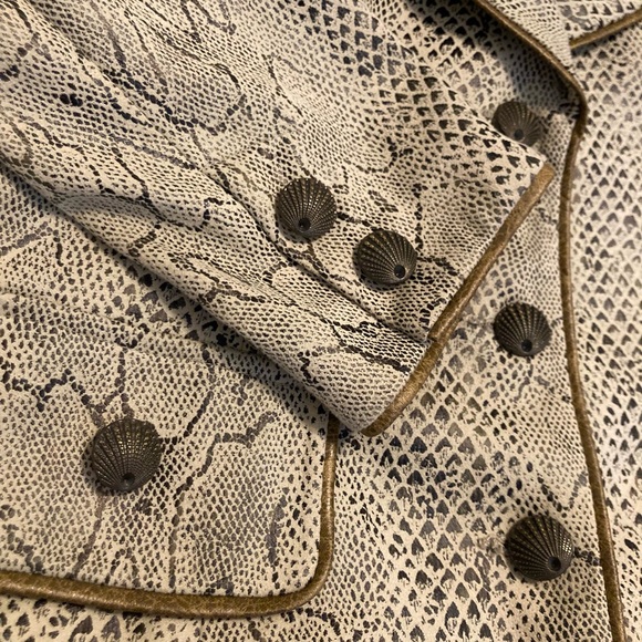 Faux Snakeskin Formal Jacket - Picture 4 of 4